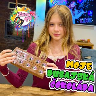 🍫✨ Zuzka si vyrobila svou vlastní Dubajskou čokoládu! 🤩💎 Chcete vidět, jak se dělá tahle sladká specialita? Tak se mrkněte...